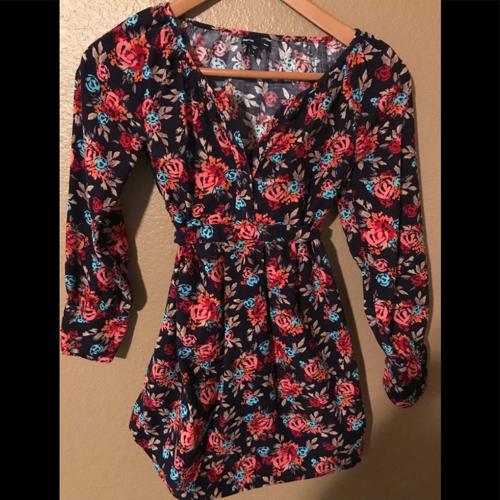 Gap kids, corduroy dress, size Large, floral